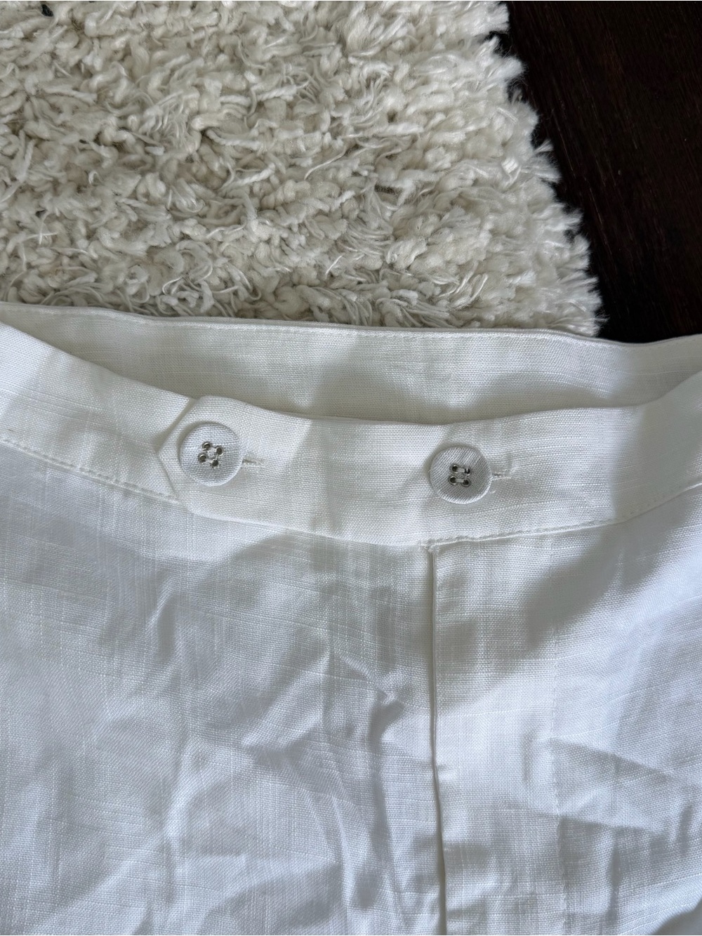 Princess Polly High Rise Linen Micro Shorts - Picture 2 of 6
